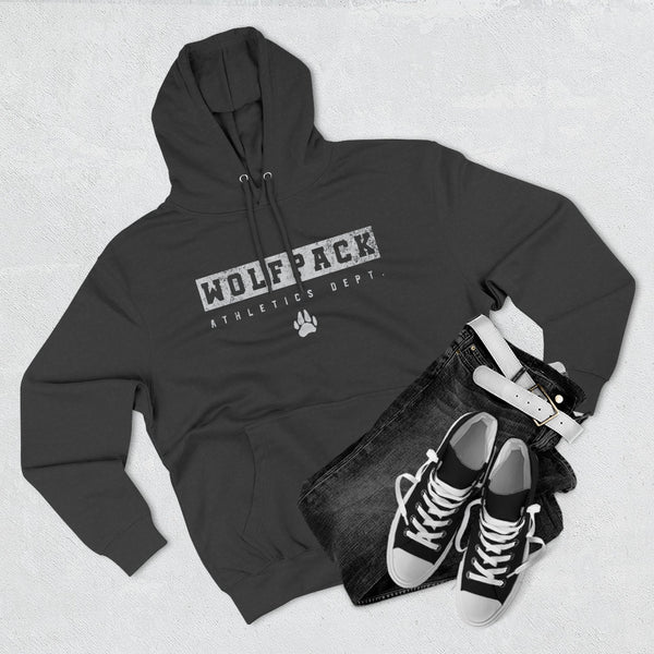 Wolfpack Athletic Department Three-Panel Fleece Hoodie