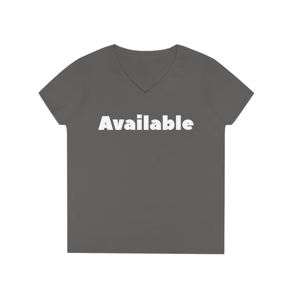 Available Ladies' V-Neck T-Shirt