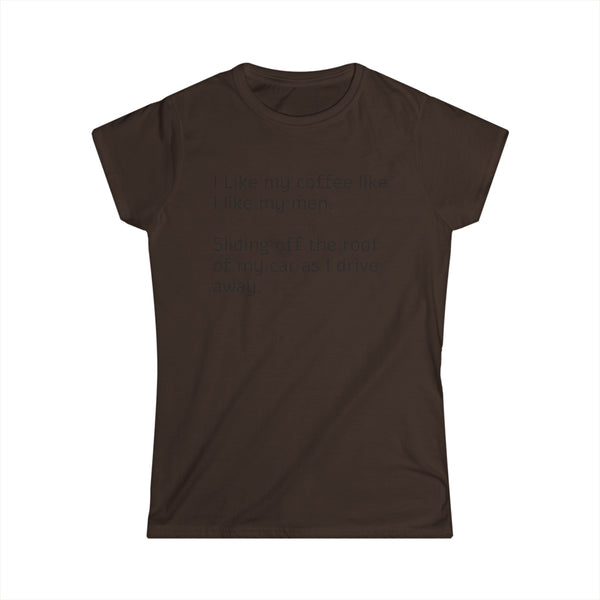 Like My Coffee Women's Softstyle Tee