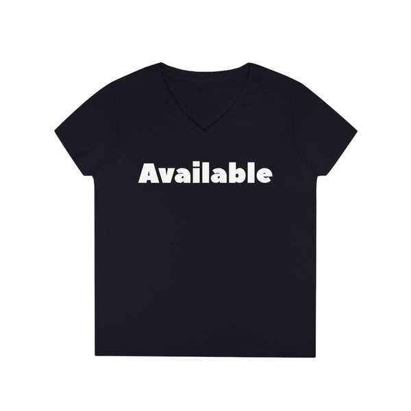 Available Ladies' V-Neck T-Shirt