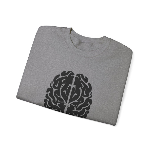 Elk On The Brain Unisex Heavy Blend™ Crewneck Sweatshirt