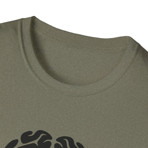 Elk On The Brain Unisex Softstyle T-Shirt