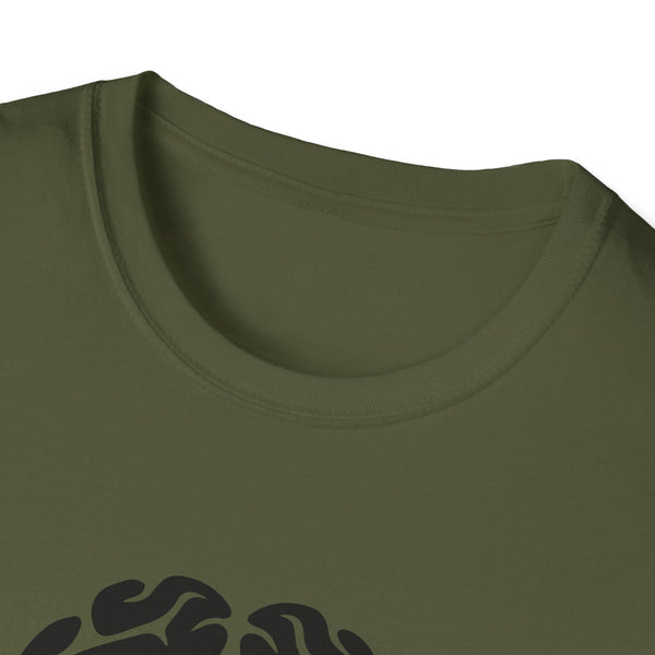 Elk On The Brain Unisex Softstyle T-Shirt