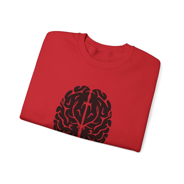 Elk On The Brain Unisex Heavy Blend™ Crewneck Sweatshirt
