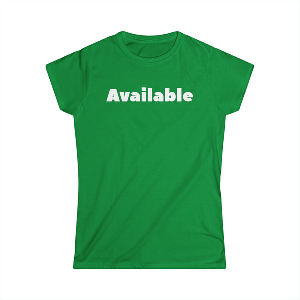 Available Women's Softstyle Tee