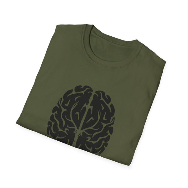 Elk On The Brain Unisex Softstyle T-Shirt