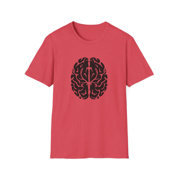 Elk On The Brain Unisex Softstyle T-Shirt