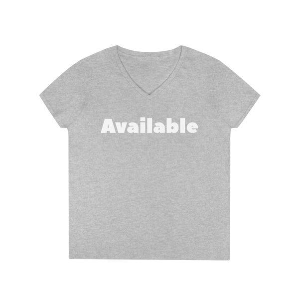 Available Ladies' V-Neck T-Shirt