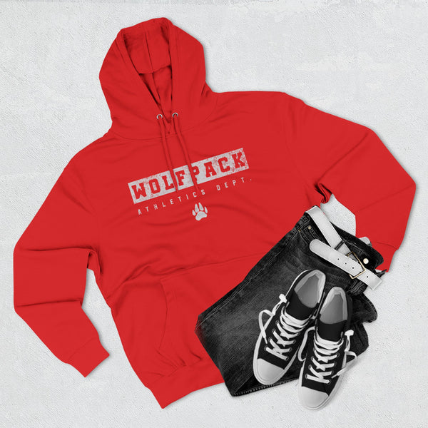 Wolfpack Athletic Department Three-Panel Fleece Hoodie