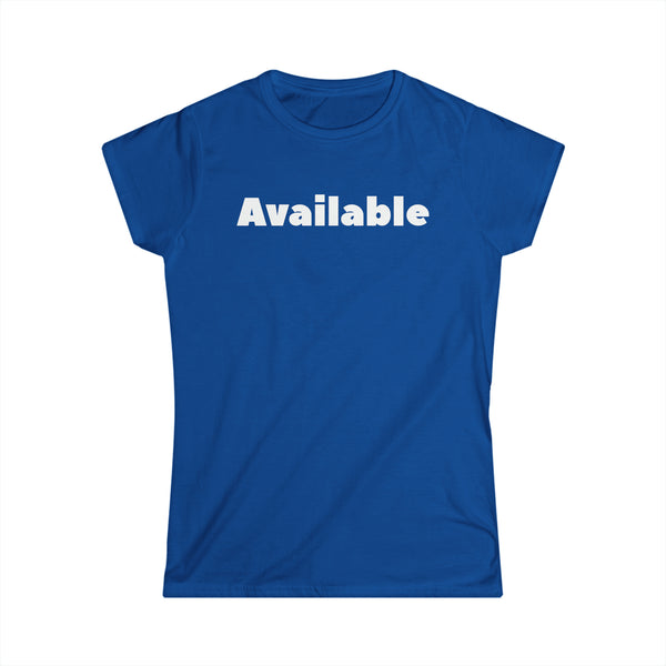 Available Women's Softstyle Tee