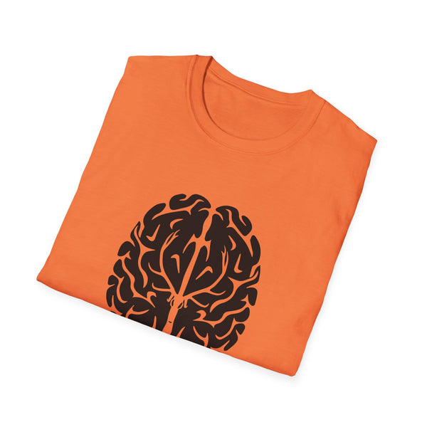 Elk On The Brain Unisex Softstyle T-Shirt