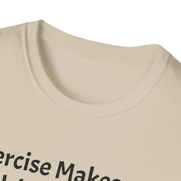 Exercise and Alcohol Unisex Softstyle T-Shirt