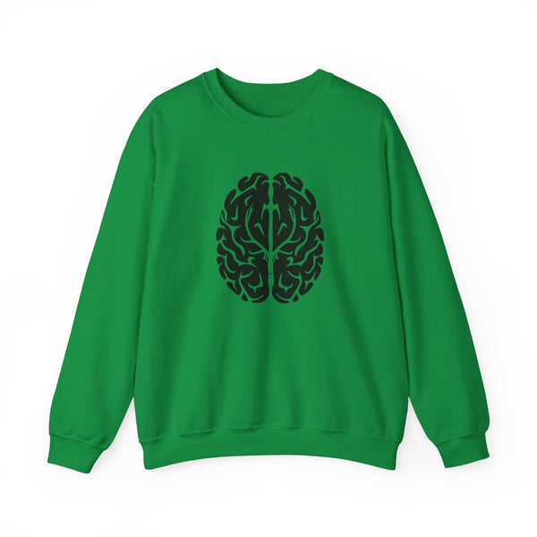Elk On The Brain Unisex Heavy Blend™ Crewneck Sweatshirt