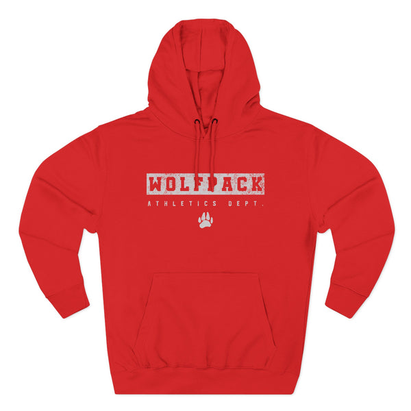 Wolfpack Athletic Department Three-Panel Fleece Hoodie
