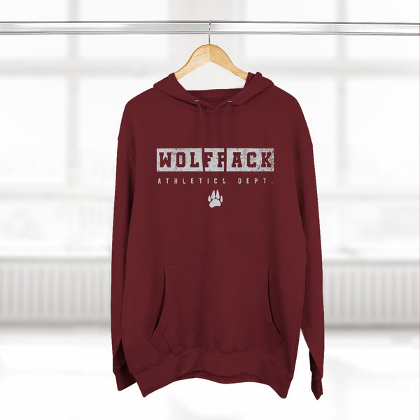 Wolfpack Athletic Department Three-Panel Fleece Hoodie