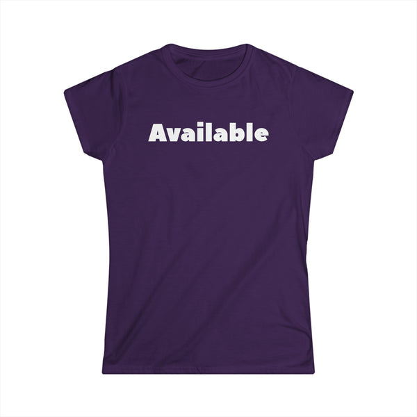 Available Women's Softstyle Tee