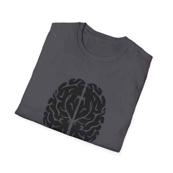 Elk On The Brain Unisex Softstyle T-Shirt