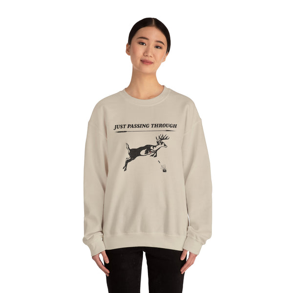 Just Passing Through Unisex Heavy Blend™ Crewneck Sweatshirt