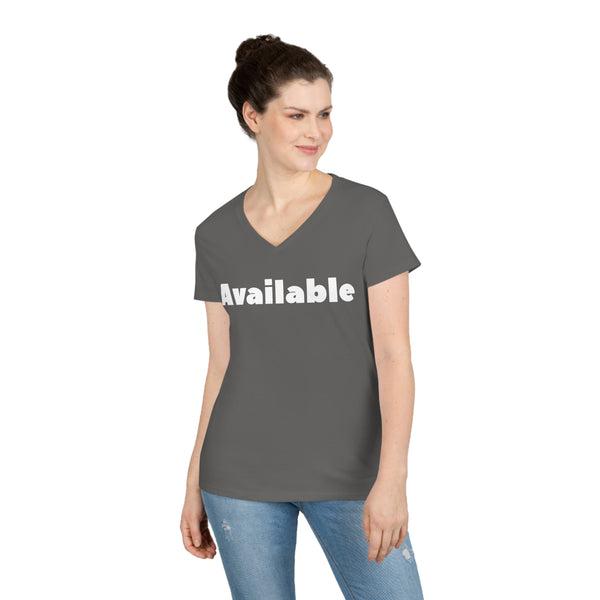 Available Ladies' V-Neck T-Shirt