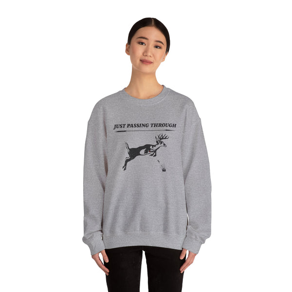 Just Passing Through Unisex Heavy Blend™ Crewneck Sweatshirt