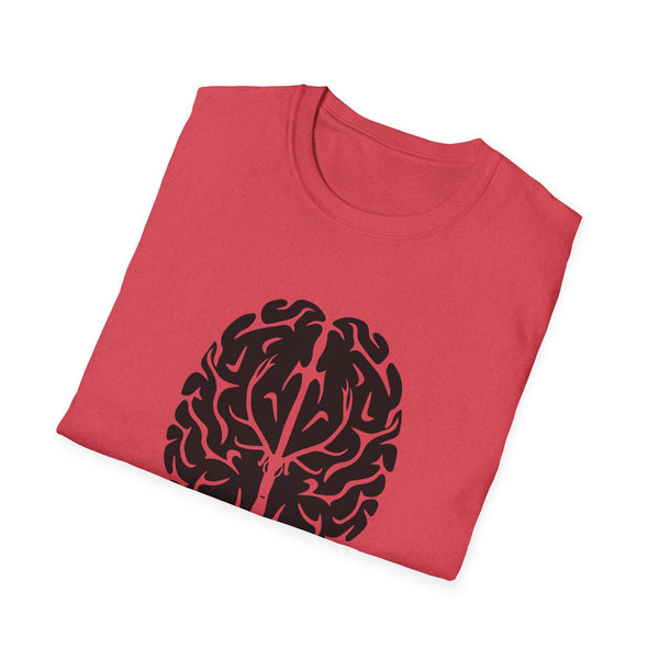 Elk On The Brain Unisex Softstyle T-Shirt