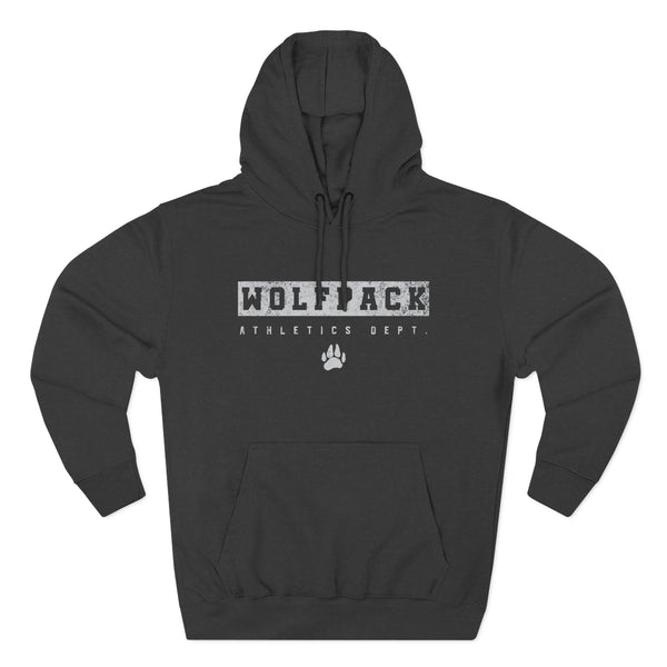 Wolfpack Athletic Department Three-Panel Fleece Hoodie