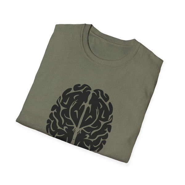 Elk On The Brain Unisex Softstyle T-Shirt