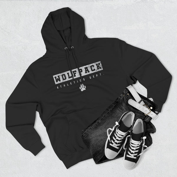 Wolfpack Athletic Department Three-Panel Fleece Hoodie
