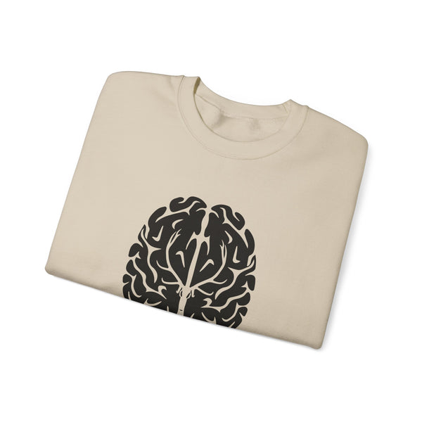 Elk On The Brain Unisex Heavy Blend™ Crewneck Sweatshirt