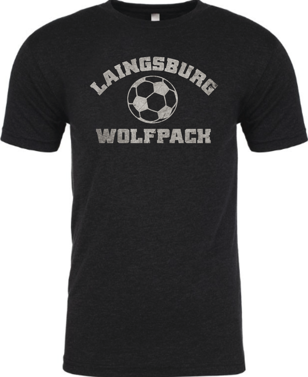 Laingsburg Soccer Distressed Tshirt Watermark Apparel, LLC
