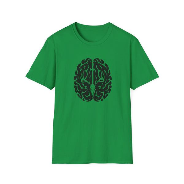 Deer On The Brain Unisex Softstyle T-Shirt