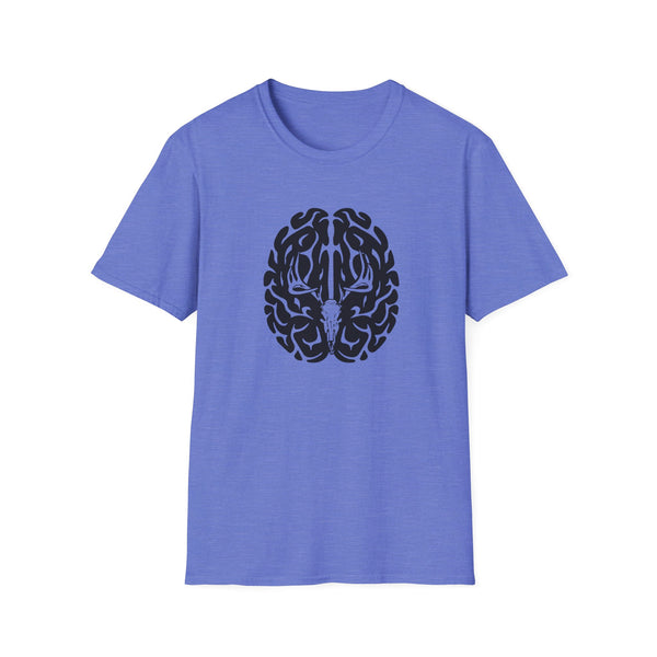 Deer On The Brain Unisex Softstyle T-Shirt