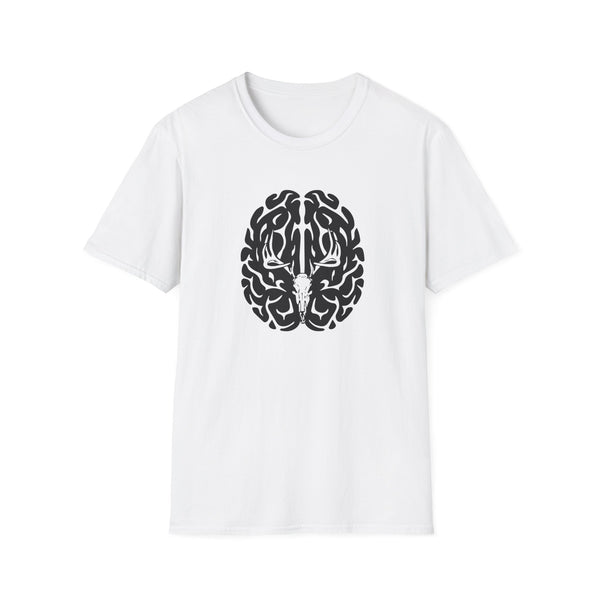 Deer On The Brain Unisex Softstyle T-Shirt