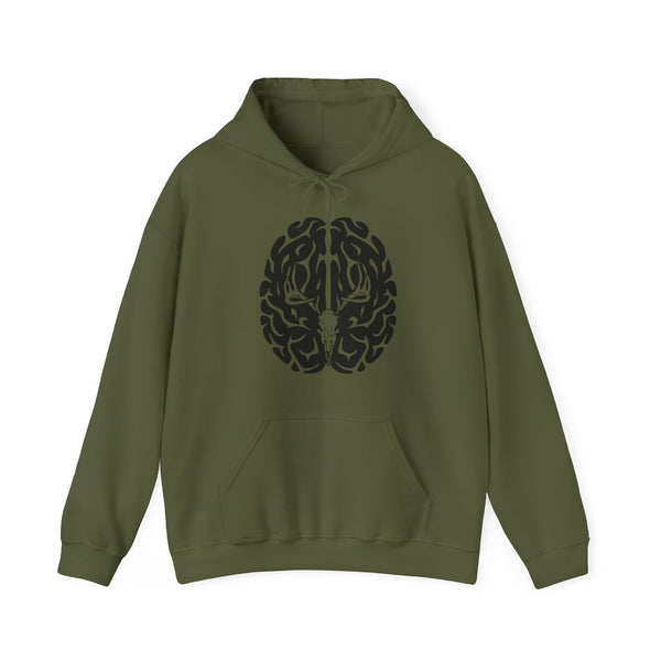 Deer On The Brain Unisex Heavy Blend™ Hooded Sweatshirt