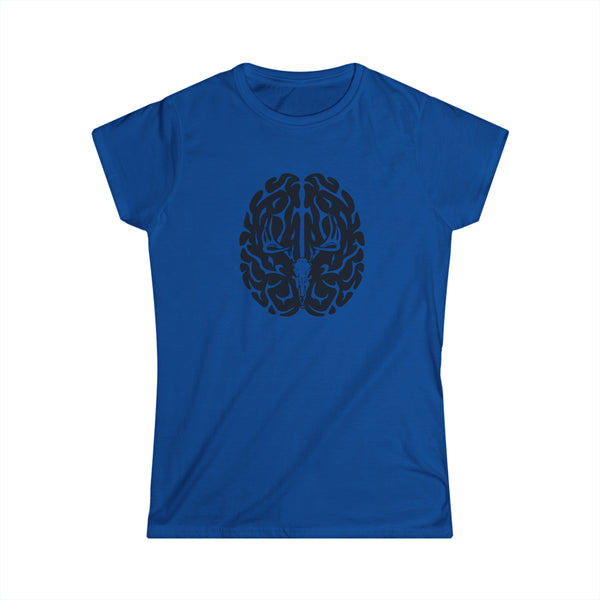 Deer On The Brain Women's Softstyle Tee