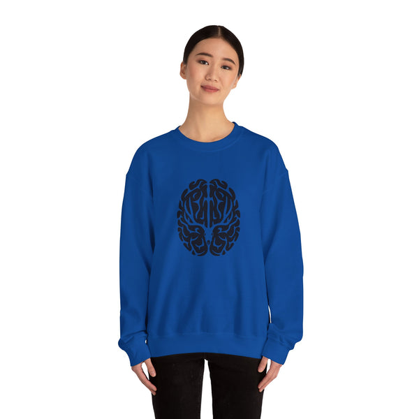 Mule Deer On The Brain Unisex Heavy Blend™ Crewneck Sweatshirt