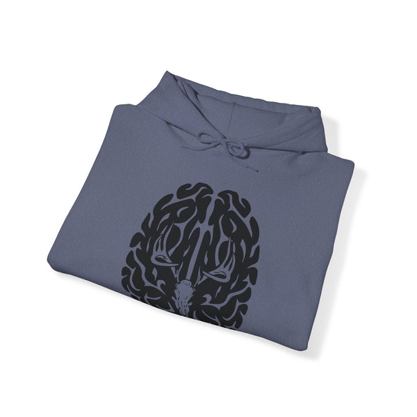 Deer On The Brain Unisex Heavy Blend™ Hooded Sweatshirt