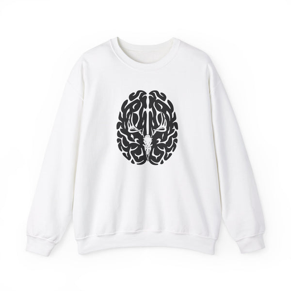 Deer On The Brain Unisex Heavy Blend™ Crewneck Sweatshirt