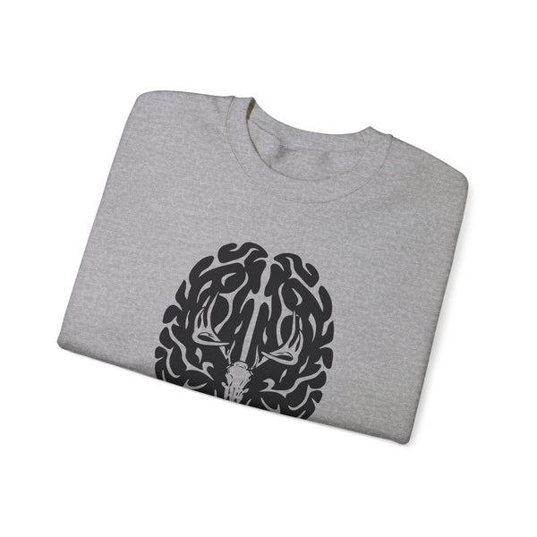 Deer On The Brain Unisex Heavy Blend™ Crewneck Sweatshirt