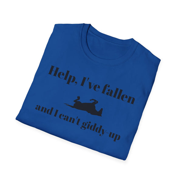 Help I've Fallen Unisex Softstyle T-Shirt