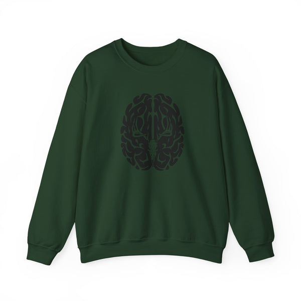 Deer On The Brain Unisex Heavy Blend™ Crewneck Sweatshirt