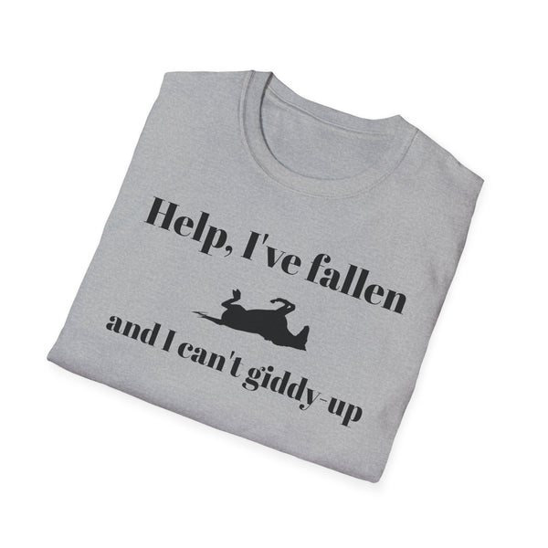 Help I've Fallen Unisex Softstyle T-Shirt
