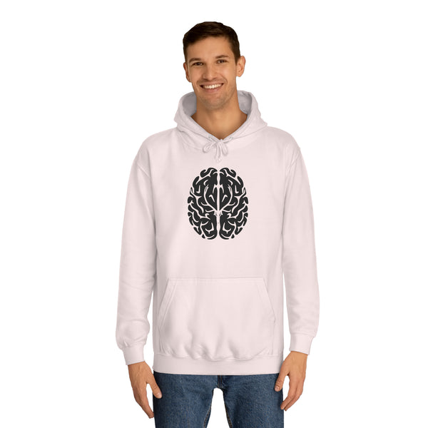 Elk On The Brain Unisex College Hoodie