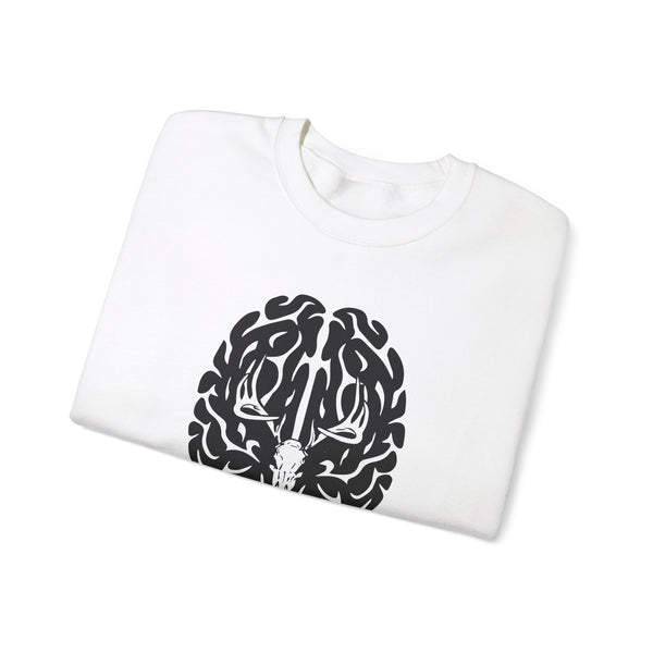 Deer On The Brain Unisex Heavy Blend™ Crewneck Sweatshirt