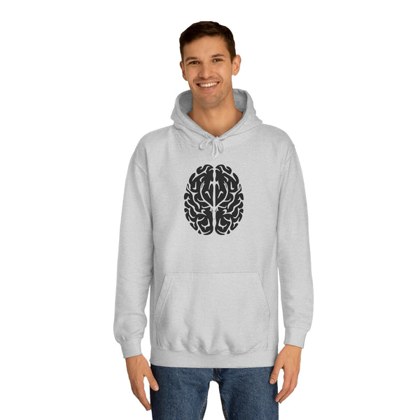 Elk On The Brain Unisex College Hoodie