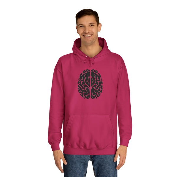 Elk On The Brain Unisex College Hoodie