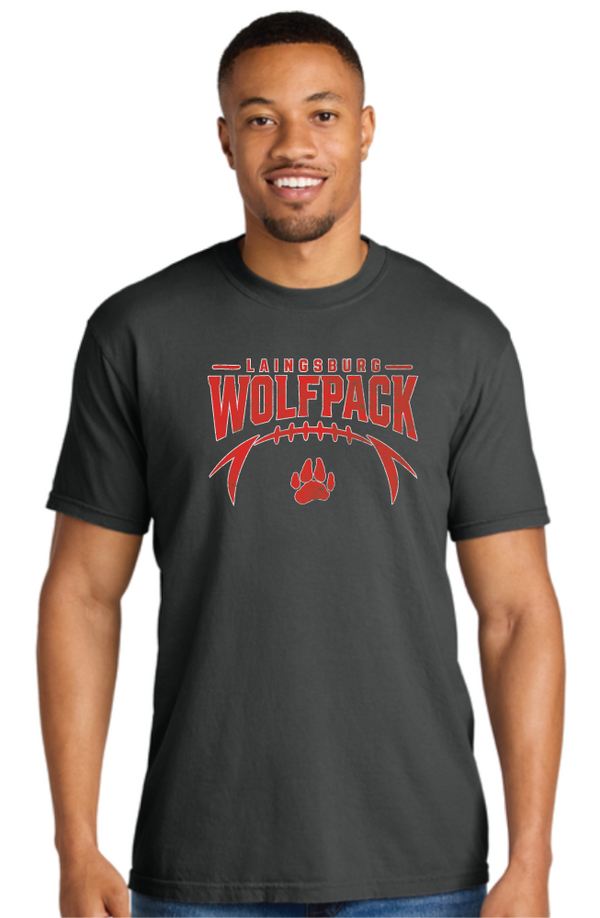 2026 Laingsburg Football Comfort Colors® Heavyweight Ring Spun Tee