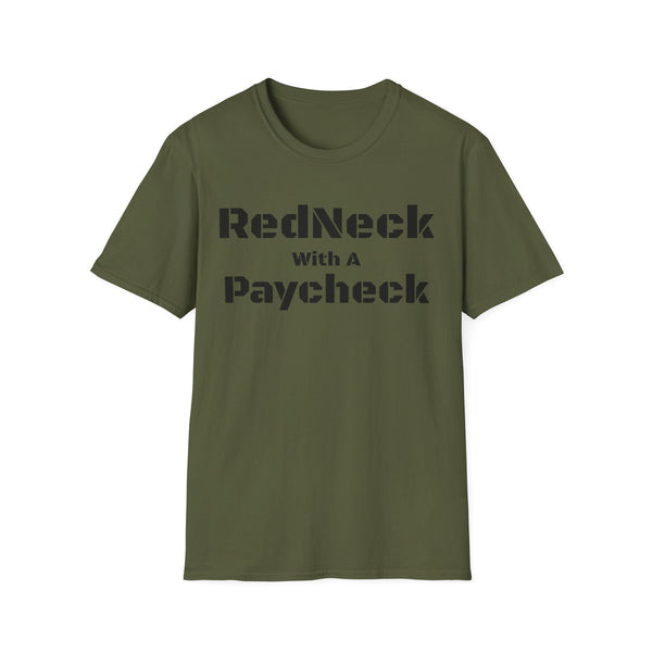 Red Neck With A Paycheck Unisex Softstyle T-Shirt