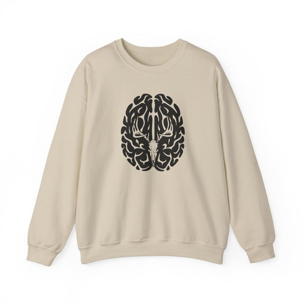 Deer On The Brain Unisex Heavy Blend™ Crewneck Sweatshirt