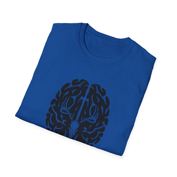 Deer On The Brain Unisex Softstyle T-Shirt